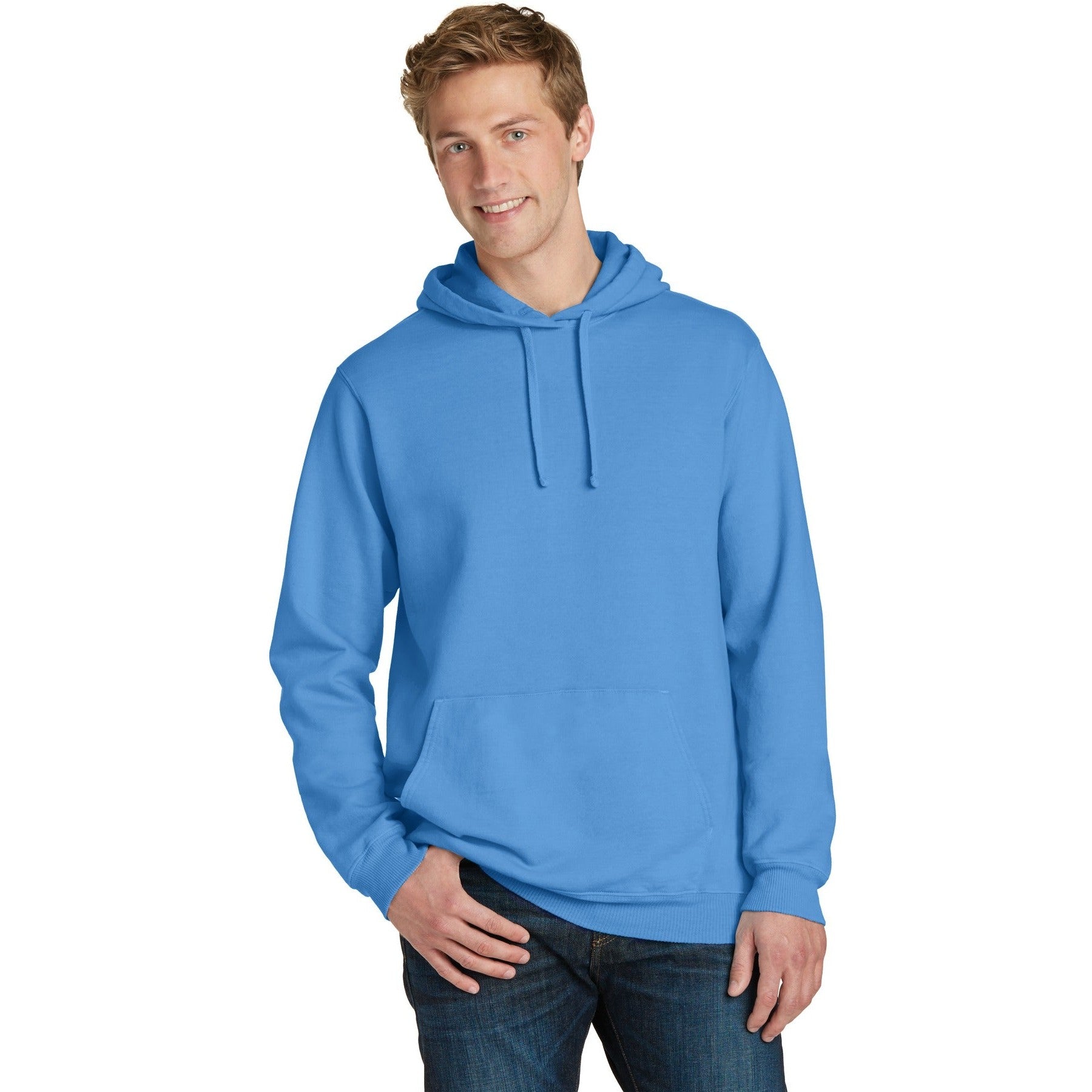 Port & Company-Port & Company® Beach Wash® Garment-Dyed Pullover Hooded Sweatshirt. PC098H-MedTech-3